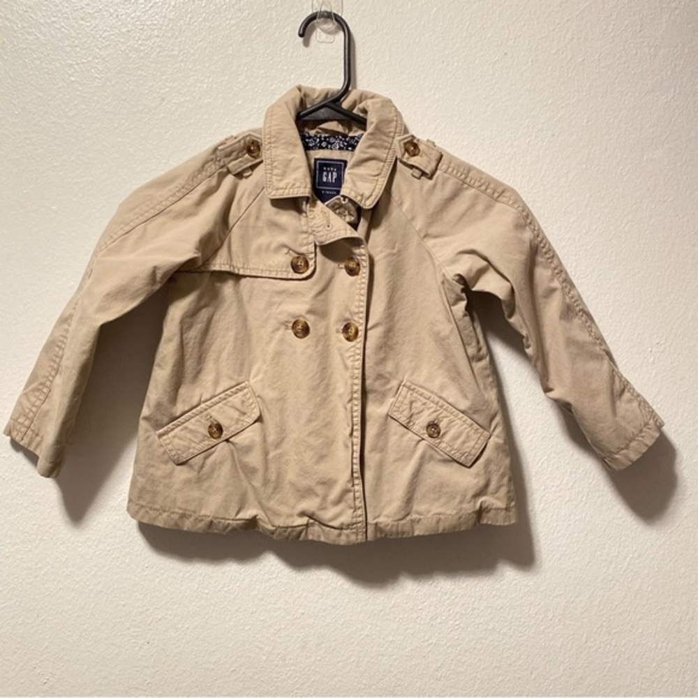 Baby Gap Coat Girls Button up Long-sleeve Collared‎ Size 5 Years